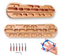 REXLIA Hangboard Poutre Escalade Planche Escalade | Planche d'Entraînement Extragrande 60 cm Résistant 150 kg, Idéale pour Force, Prises et Préparation à la Grimpe