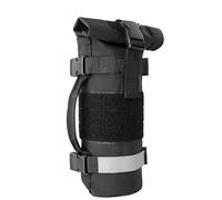 Rexmica Sacoches de Réservoir pour Moto de 1,0 Litre, Noir | Porte-Bouteille de Carburant à Fixer à La Moto ou au Sac à Dos Molle, Sac pour Réservoir de Carburant