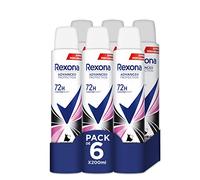 Rexona Advance Protection Invisible Pure 72h Déodorant Femme 200 ml - Lot de 6