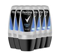 Rexona Cobalt Lot de 6 déodorants roll-on Homme 50 ml