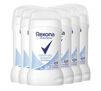 Rexona - Cotton Dry Cotton, stick déodorant pour femme, paquet de 6 (6 x 40 ml)