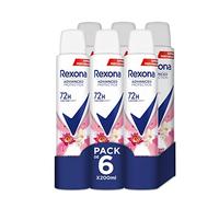 Rexona - Déodorant Advance Protection Bright Bouquet 72 h pour Femme 200 ml - Pack de 6