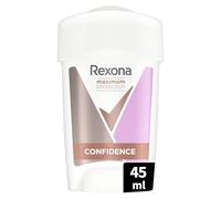 REXONA - Déodorant Femme Confidence - Stick Anti-transpirant - 3x plus efficace contre la transpiration - Protection 96h - 45ml (Lot de 6)