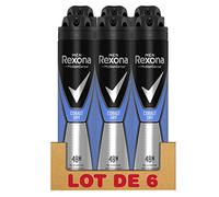 Rexona Déodorant Homme Spray Men Cobalt Efficacité 48H Spray (Lot de 6x200ml)
