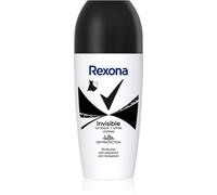 Rexona Invisible Black and White déodorant roll-on anti-traces blanches et jaunes 50 ml
