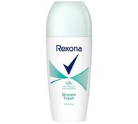 Rexona Lot de 6 déodorants à bille « Shower Fresh » pour femme Blanc 50 ml