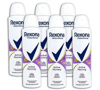 Rexona Lot de 6 déodorants anti-transpirants Active Morning - 6 x 150 ml