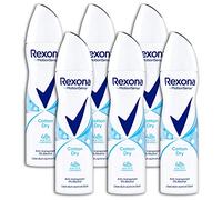Rexona Lot de 6 déodorants anti-transpirants en coton sec, 6 x 150 ml