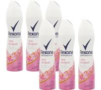 Rexona Lot de 6 déodorants en spray pour femme Bouquet sexy avec aluminium 150 ml