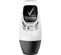Rexona Lot de 6 déodorants roll-on pour homme Noir et blanc 50 ml