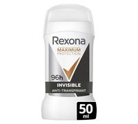 REXONA Maximum Protection Déodorant Femme Spray Invisible 150ml | 96h d'efficacité Anti-Transpiration & Anti-Odeurs,3x Plus Efficace,Anti-traces blanches et jaunes,Testé dermatologiquement