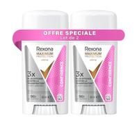 Rexona Maximum Protection Déodorant Stick Crème Anti-transpirant Confidence - lot de 2x60ml