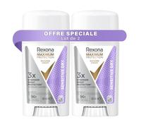 Rexona Maximum Protection Déodorant Stick Crème Anti-Transpirant Sensitive Dry - lot 2x60ml