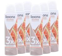 Rexona Maximum Protection Lot de 6 déodorants en spray parfum pastèque et cactus 150 ml chacun