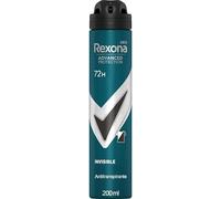 Rexona Men Advanced Protection Invisible Antitranspirante, Déodorant Spray 72H, Protection Avancée, 200ml
