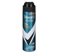 Rexona Men Advanced Protection Lot de 6 déodorants anti-transpirants 72 heures Noir et blanc Invisible 150 ml