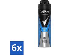 Rexona Men - Déodorant spray - Motion Sense - Cobalt Dry - Anti-transpirant & Transpirant - 150 ml - Pack avantage - 6 pièces
