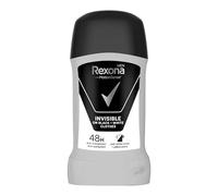 Rexona Men Lot de 6 déodorants en stick invisible sur vêtements noirs et blancs 50 ml