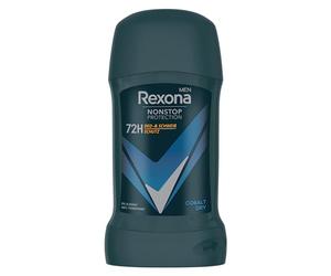 Rexona Men Nonstop Protection Déodorant en stick Cobalt Dry Anti-transpirant avec 72 heures de protection contre la transpiration et les odeurs corporelles 50 ml