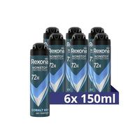 Rexona Men Nonstop Protection Lot de 6 déodorants en spray anti-transpirant avec 72 heures de protection contre la transpiration et les odeurs corporelles 150 ml