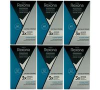 Rexona MEN Stick Déodorant Parfum Frais 6 X 45ml Protection Maximale Crème Stick