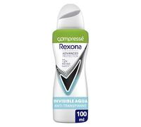 REXONA - Spray Déodorant Anti-traces Invisible, Protection Avancée Fraîcheur Aqua (100 mL) - Lot de 3 - vendu par Lot