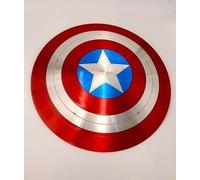 REXRYZ Bouclier Captain America - Le Faucon et le Soldat de l'hiver - Réplique d'accessoires en métal ~ Halloween médiéval Cosplay 55,9 cm