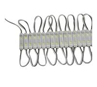 REXTiN Lot de 200 mini modules 2835 2 LED super lumineux 12 V CC étanches pour panneau de lettre, panneaux publicitaires avec ruban adhésif arrière (blanc)