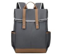 RexuitTio Sac à dos pour ordinateur portable de 14 pouces Roll Top Oxford Sac Carryall résistant à l'usure