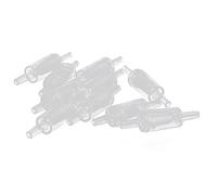 REXVTNS 10 pcs à pic de Pompe à Sens Unique | Vanne Non de Retour pour Aquarium/Aquarium | Vanne en Plastique de diamètre intérieur de 3 mm | Installation Robuste et Facile (Clear White)