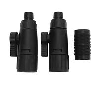 REXVTNS 3 / 8in Aquarium Hose Valve | Quick Release Fish Tank Filtration Connector for 0.5in Inner Diameter Water Pipe | Safe ABS/PP Material | Easy Installation/Maintenance