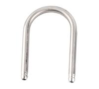 REXVTNS Aquarium U Shape Tube | Stainless Steel CO2 Diffuser Pipe for Fish Environment | 4mm / 0.2in Gas Hose Connector | Rustproof & Drop Proof Design