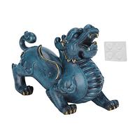 REXVTNS Brass Lucky Ornament | Auspicious Beast Figurine for Desktop/Office/Home | Chinese Traditional Good Luck Charm | Tarnish & Oxidation Guarded