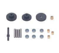 REXVTNS Ensemble d'équipement en Acier Robuste pour la Voiture RC à l'échelle TRAXXAS 1/8 | Transmission améliorée avec Arbre d'entraînement et engrenage Moteur | Faible - Bruit Long -