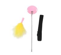 REXVTNS Interactive Cat Teaser Collar | Auto - Activated Feather Toy for Neck/Head/Shoes | Exercise & Anxiety Relief | Sturdy ABS Construction | 26g Lightweight (Pink)