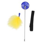 REXVTNS Interactive Cat Teaser Collar | Auto - Activated Feather Toy for Neck/Head/Shoes | Exercise & Anxiety Relief | Sturdy ABS Construction | 26g Lightweight (Dark Blue)