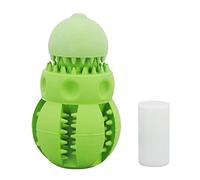 REXVTNS Interactive Dog Puzzle Toy | Treat Holder for Medium & Large Dogs | Chewable Silicone for Teeth Care/Mental Stimulation | Includes Bonus Whistle