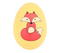 REXVTNS Jouet à Balle en Latex pour Animaux de Compagnie | Mordre la Forme des œufs Animaux Robustes pour Les Chats/Chiens | Interactive Fetch Play Puzzle Toy | Design Robuste à mâcher (Yellow)