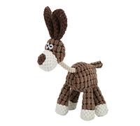 REXVTNS Jouet de Grippe pour Chiens | Jouet à mâcher en Peluche avec Squeaker | Soins oraux pour Les Petits/Grands/Grands Chiens | Chien Lavable Robuste présent (Brown)