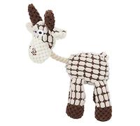 REXVTNS Jouet de Grippe pour Chiens | Jouet à mâcher en Peluche avec Squeaker | Soins oraux pour Les Petits/Grands/Grands Chiens | Chien Lavable Robuste présent (Beige)