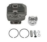 REXVTNS Kit de Joint de Piston de Cylindre de 50mm, tronçonneuse en Fonte d'aluminium MS440 044