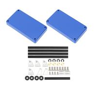 REXVTNS Mini 2 - Tier TOODS TROLY TROLY | Cart d'atelier Mobile pour Les véhicules RC 1/8 1/10 1/12 1/16 Échelle | Organisateur de réparation de Garage en métal avec Roues/vis/boulons (Blue)