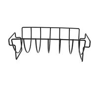 REXVTNS Non Stick Rib Rack for Grilling | 360° Airflow Evenly Cooks Chicken/Beef/Pork | Dishwasher Safe BBQ Tool for Outdoor Cooking | Sturdy Iron Construction