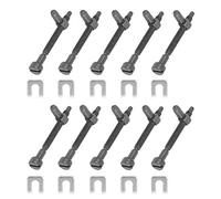 REXVTNS Tendeur de Barre de scie à chaîne, vis de réglage, Accessoires de chaîne Parfaits, Performance Stable pour la Foule en métal, 10 pièces