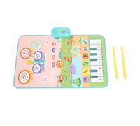REXVTNS Toddler Musical Mat | 13 - Clé Play Playmat Piano & Drum avec 2 bâtons | Jouet sonore Interactive Touch pour l'éducation précoce/Parent - Bondage des Enfants | Portable ET (Animal Type)
