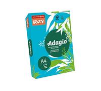 Rey 336883-BLV Adagio Ramette de 250 feuilles papier A4 pour Copieur/Laser/Jet d'encre 160 g Bleu vif