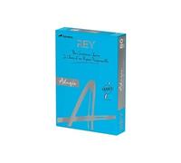 Rey Adagio - Lisse - 104 micromètres - bleu intense - A4 (210 x 297 mm) - 80 g/m² - 500 feuille(s) ramette - papier pour reprographie (pack de 5) G