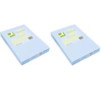 REY® ADAGIO, papier couleur bleu, 80g, A4, PEFC™, ramette de 500 feuilles (Lot de 2)