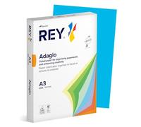 REY® ADAGIO, papier couleur bleu intense, 80g, A3, PEFC™, ramette de 500 feuilles
