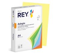 REY® ADAGIO, papier reprographique, canari, 80g, A4, PEFC™, ramette de 500 feuilles